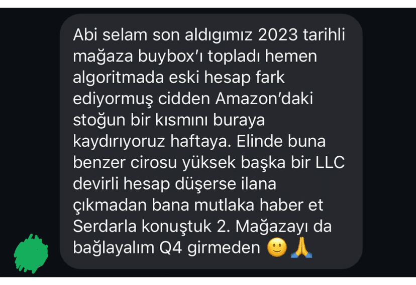 Müşteri testimonial